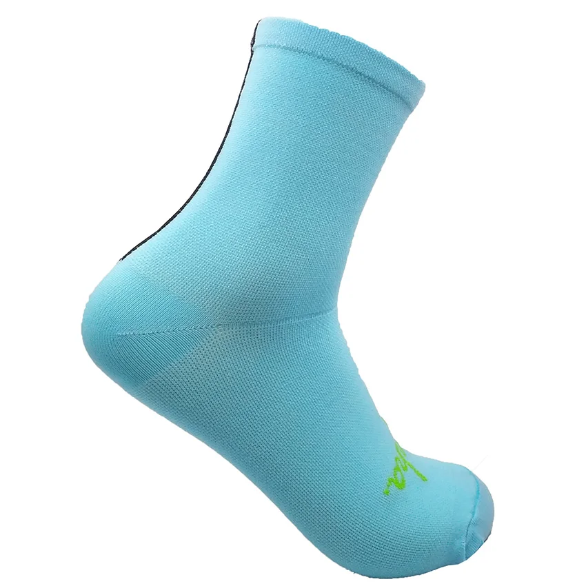 Мужские носки для занятий спортом на открытом воздухе, удобные носки для баскетбола, бега, спортивные носки, высокое качество, MTB, шоссейные, велосипедные носки, 3 цвета - Цвет: DRP blue