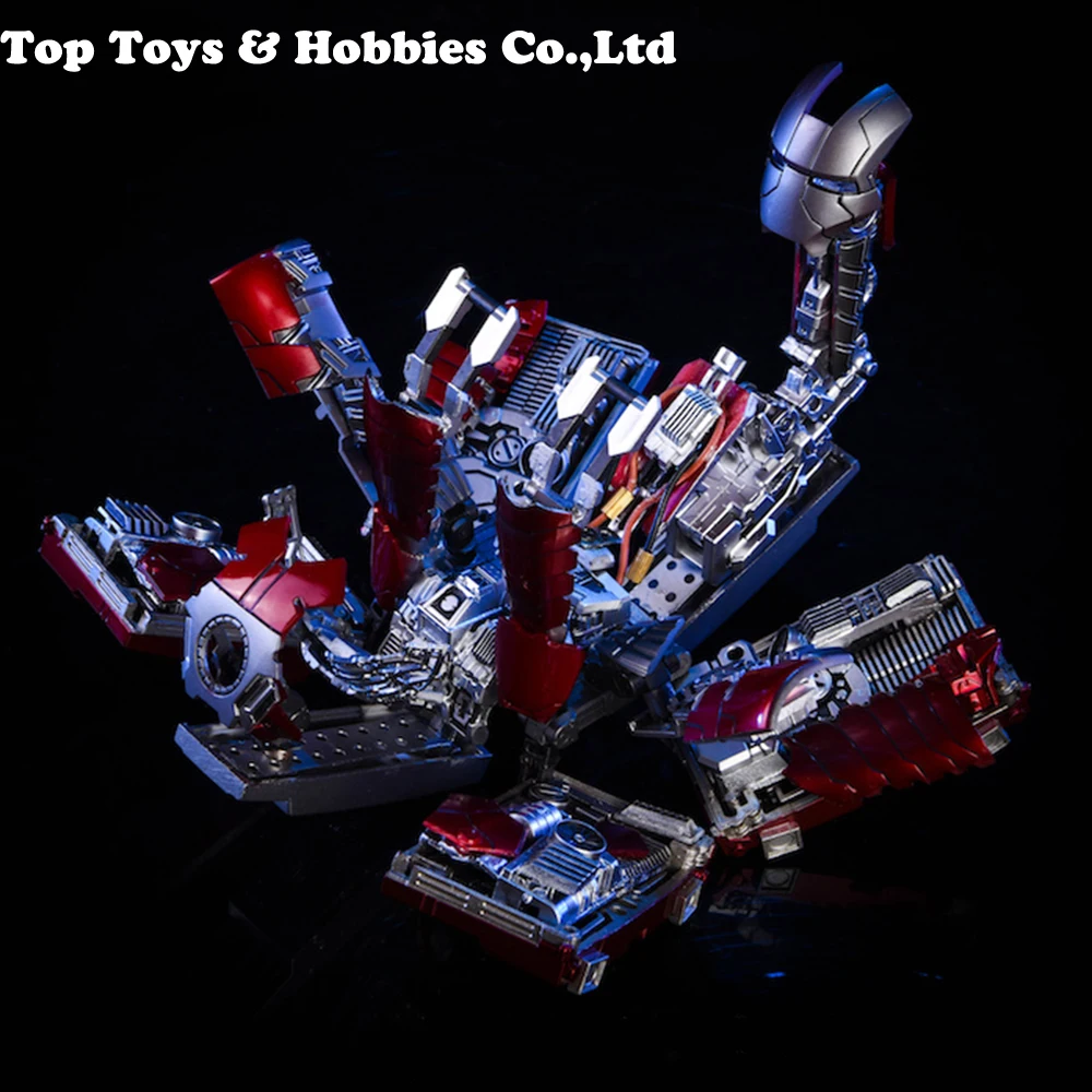 

NEW in stock 1/6 Iron Man Scene Accessories MK5 Suitcase Movable Explosive Transformable Technical Suitcase Model collection