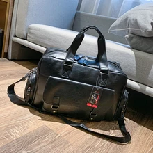 

YILIANTravelling bag men on business carrying large capacity short-haul luggage bag fashion sports fitness business shoulder bag