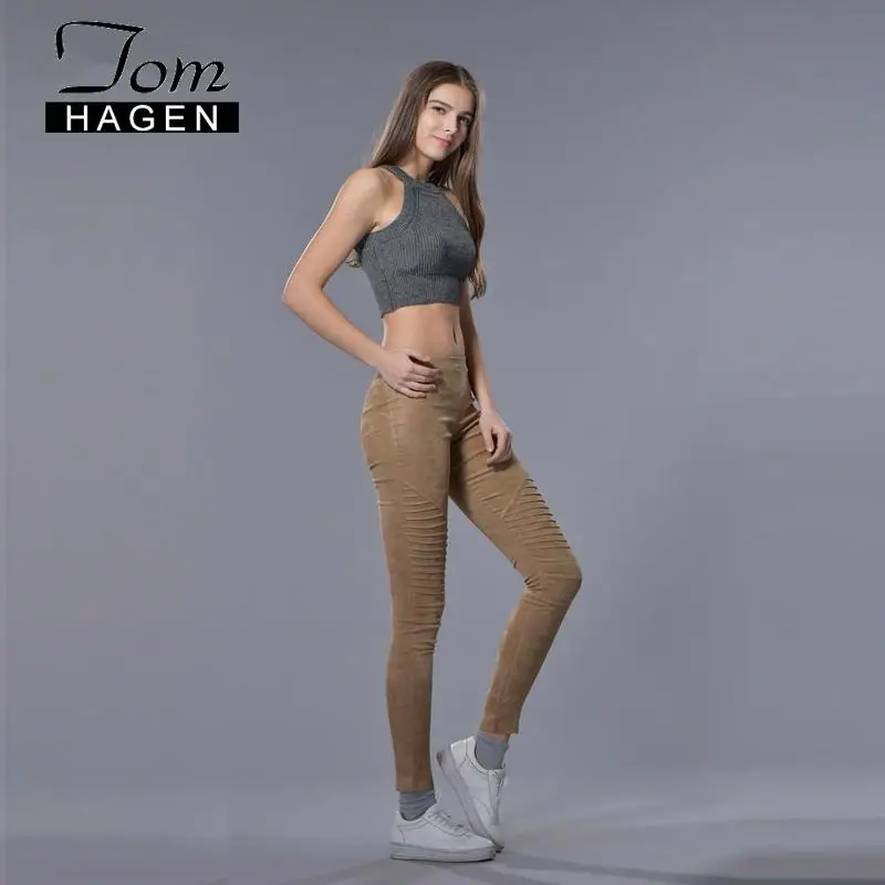 Женские спортивные брюки зимние элегантные армейские штаны с высокой талией