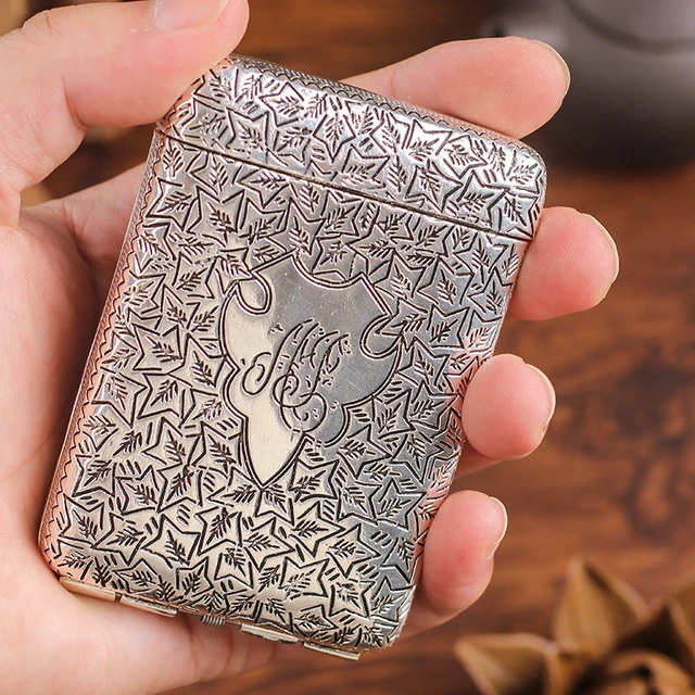 NYKCPJMW Metal Vintage Cigarette Case, Tri Fold Design Peaky Blinders  Cigarette Box for Hold 16 84mm…See more NYKCPJMW Metal Vintage Cigarette  Case