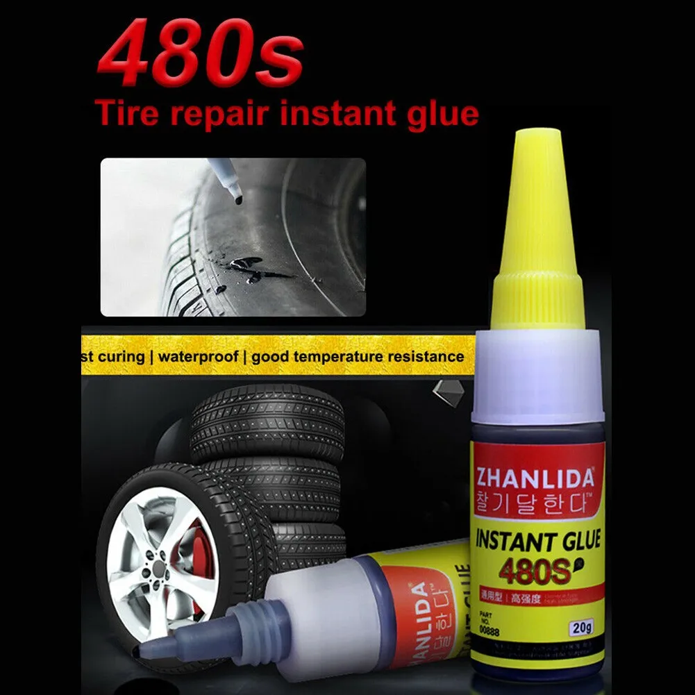 Car Adhesives Tire Repair Glue 480S Sealers Super Caulk Car Rubber Repair Tire Glue Tyre glues Tubeless Tire Repair Tools