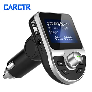 

New Large-screen Car MP3 Bluetooth Hand-free Call Vehicle MP3 Player Radion U-disk Plug-in Card Car FM Transmitter Aux BT39