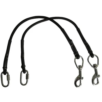 

2Pcs Scuba Diving Sidemount Bungee Kit 45cm BCD with 316 Stainless Steel Snap Hooks