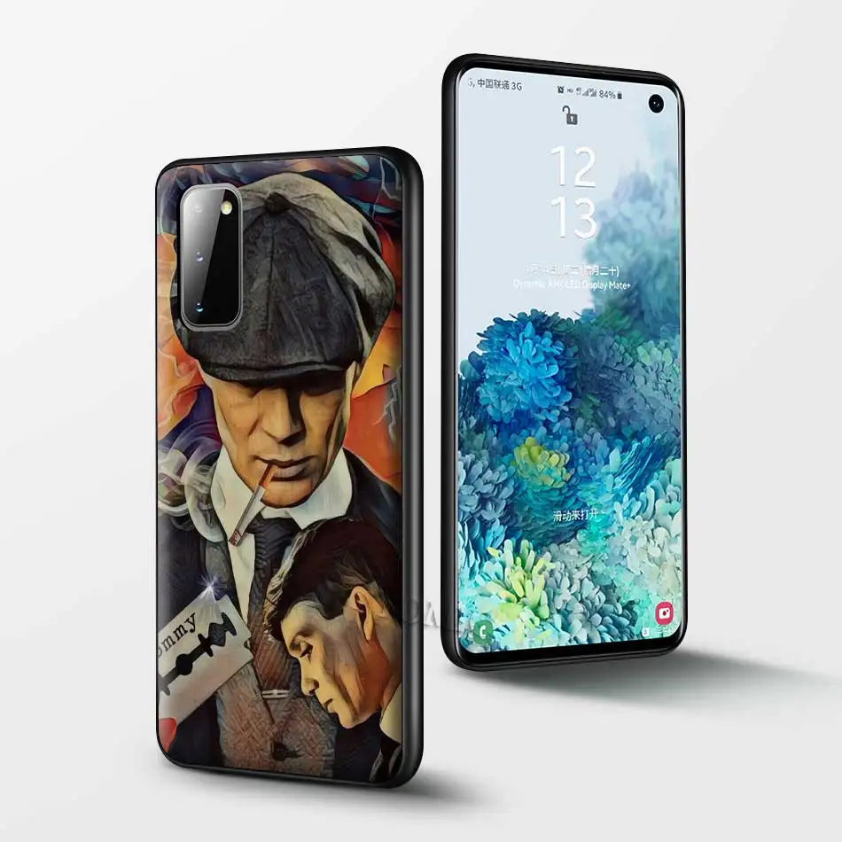 Черный силиконовый чехол для Samsung Galaxy S20 Ultra S10 S10e S8 S9 Plus A40 A50 A70 Note 8 9 10 мягкие