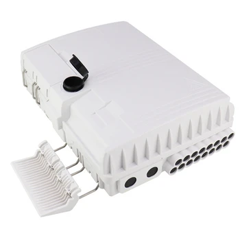 

Wall-Mounted Fiber Optic Splitter Box, 16-Core Splitter Box, Waterproof Fiber Optic Distribution Box