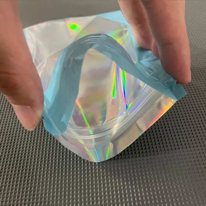 100 Pack Holographic Smell Proof Mylar Bags