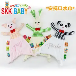 Skkbaby многофункциональные ярлыки с животными, полотенце для малышей, интерактивные принадлежности для младенцев, игрушки для игр