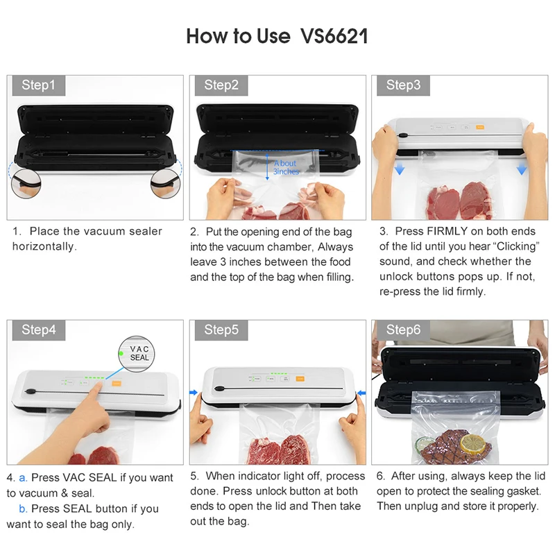 LAIMENG вакуумная упаковочная машина Sous Vide вакуумный упаковщик для хранения продуктов пакер для пищевых продуктов вакуумные пакеты для вакуумной упаковки S273