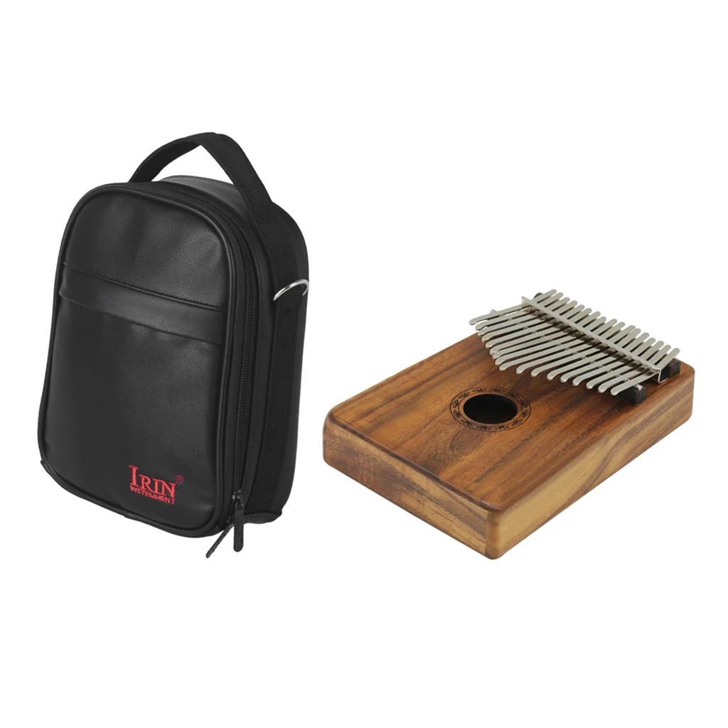 

Acacia 17 Keys African Mbira Kalimba Thumb Piano Mini Keyboard Instrument With Gig Bag