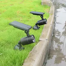 8LED Солнечный сад лампа водонепроницаемый датчик движения точечное освещение для внутреннего двора Защита окружающей среды пластик Прочный