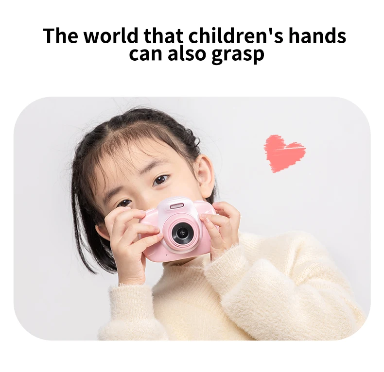 Детские Цифровой Камера 3-дюймовая пленка ips Сенсорный экран 50MP 4K HD видео селфи Mini SLR детская игрушка Камера для рождественские подарки Minibear