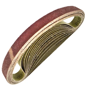 

20 Pcs/Set Assorted Sanding Air Belt Finger Sander Belts /60/80/100/120# Grits