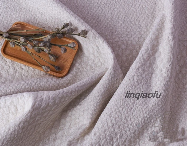 Конопляная жаккардовая ткань весна и осень льняная ткань для платья Высококачественная льняная ткань