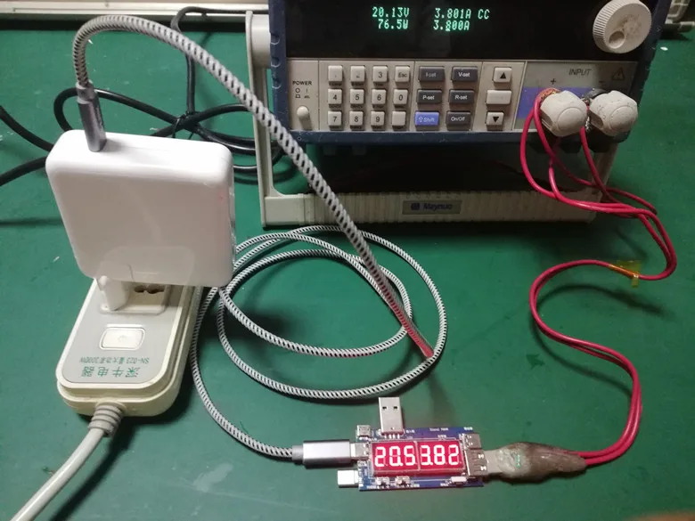 PD ловушка QC3.0 триггер детектор тип-c Быстрая зарядка старение USB напряжение и измеритель тока Емкость Тестер