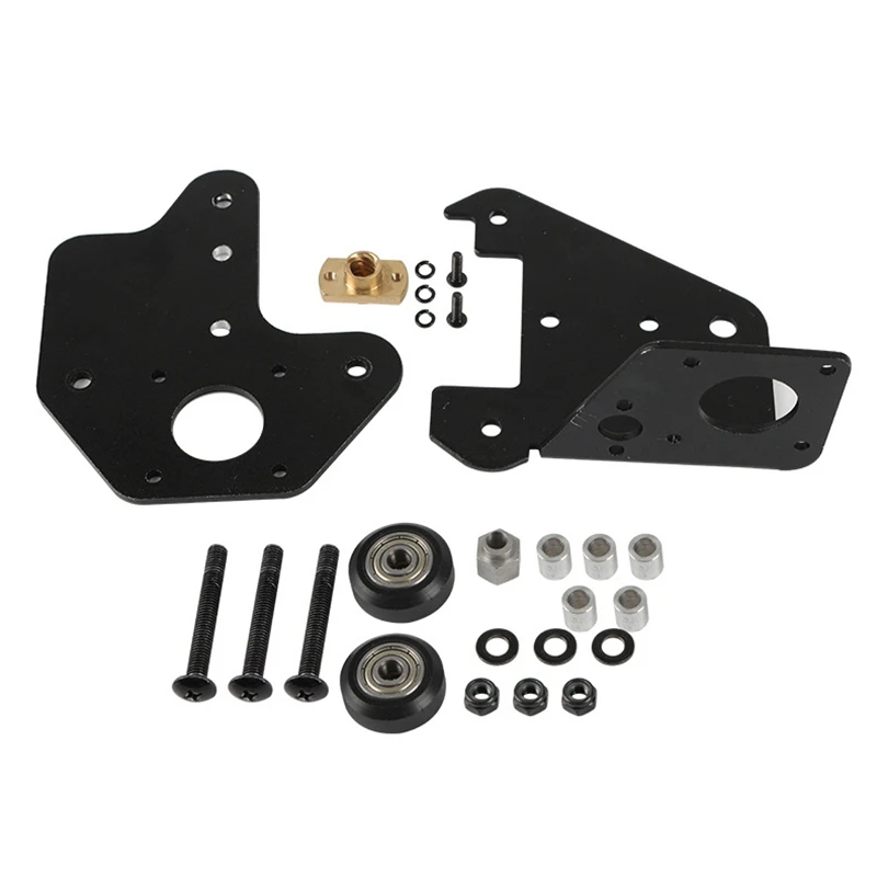 1 шт. детали для 3D-принтера X Axis Motor Mount Bracket X-Axis передняя/задняя пластина для крепления двигателя с колесами T Nut для Cr-10 S4/S5