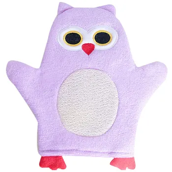 

Adorabe Bath Towel Cartoon Cotton Scruber Practical Bathing Gloves Soft Bath Towel for Kids Boys Girls Baby (Random Color)