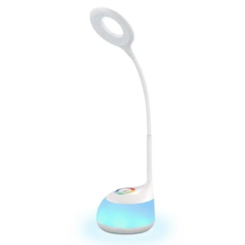 

Desk Lamp LED USB Rechargeable Desk Lamp Dimmable Eye Protection Computer Lamp Suitable for Home Office, Press Control