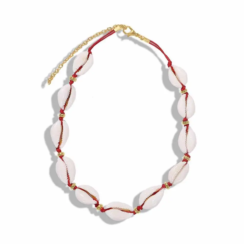 Dvacaman модное простое ожерелье из бусин для женщин Boho Coco Red Lips Eyes сердце жемчуг кулон и колье ожерелье ювелирные изделия - Окраска металла: 21