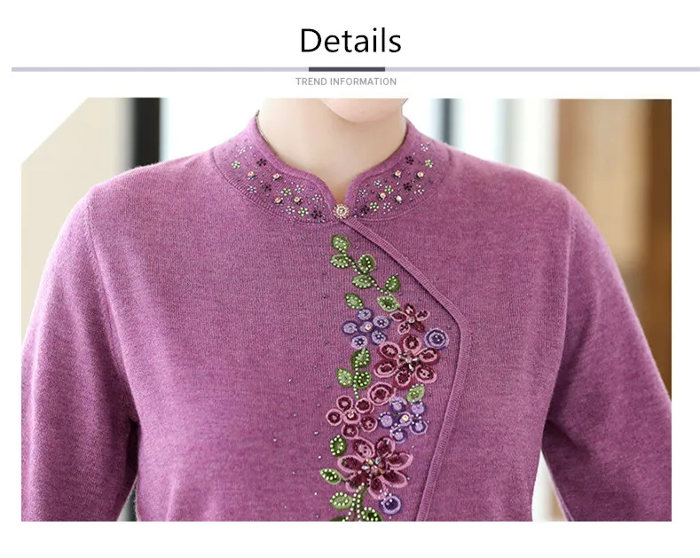 XJXKS плюс размер свитер женский Emboridery Pull Femme Hiver трикотажные свитера женская зимняя одежда джемпер выше размера d свитер