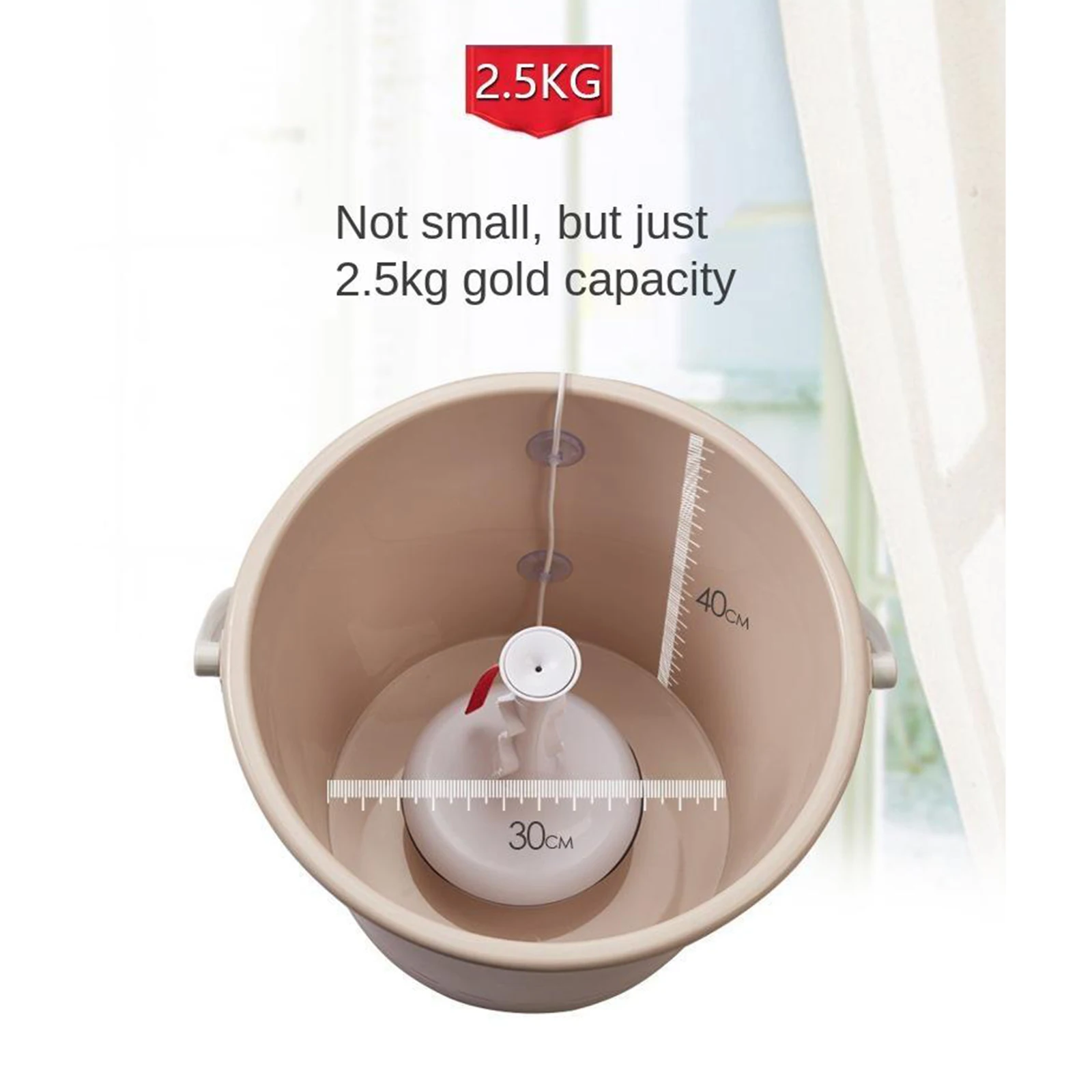 Mini Washing Machine Portable Rotating  Turbine Turbo Washer for Tub Bucket Washing, Personal Laundry