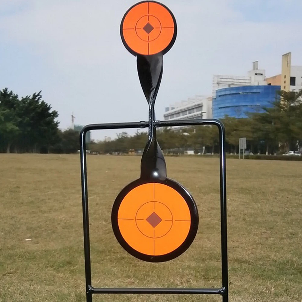 Две пластины spinner target Rim огонь цель стрельбы