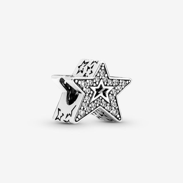 925 Sterling Silver Charms Beads Astronaut Galaxy Star Moon Charm Fit Pandora Bracelets Gift Diy Jewelry For Women