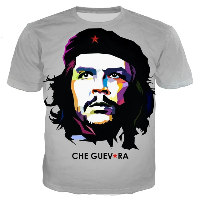Che Guevara T Shirt Celebrity Basic 100 Percent Cotton T-Shirt Big Print  Tshirt Male - AliExpress