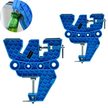 Torno de esqui e snowboard de xcman para afinação, depilação e reparação, conjunto de apertos de vice antiderrapantes com horizontal e vertical, abridor de cerveja