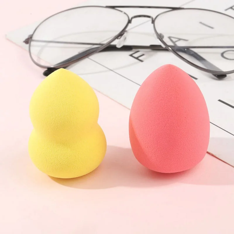 Gourd Powder Puff Double Water Droplet Non-latex Sponge Cosmetic Bigger When Meeting |