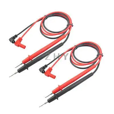 

2 Pair 4mm Banana Plug 31.9" Long Multimeters Meter Probe Test Lead