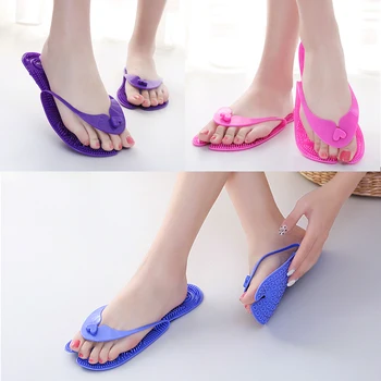 

Acupoint Massage Slippers Healthy Relaxation Man And Women Foot Slipper Sandals Acupuncture Reflex Stress Foot Massage Shoes