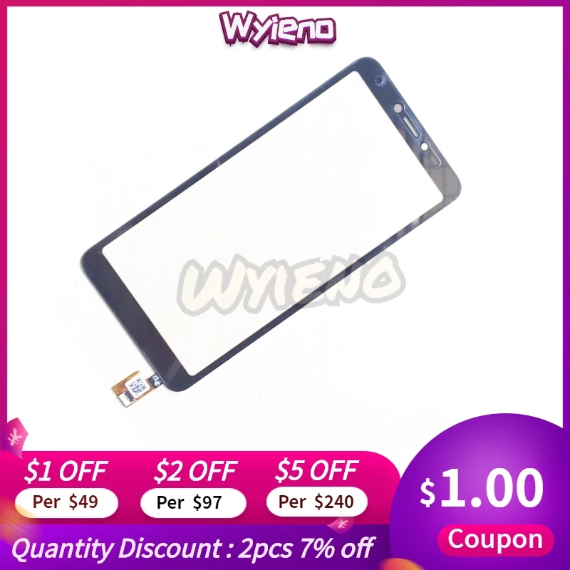 Wyieno 5 45 &quotBQ5518G сенсорный телефон запасные части для BQ 5518G джинсы экран | Сенсорные панели -тачскрин -4000463322455