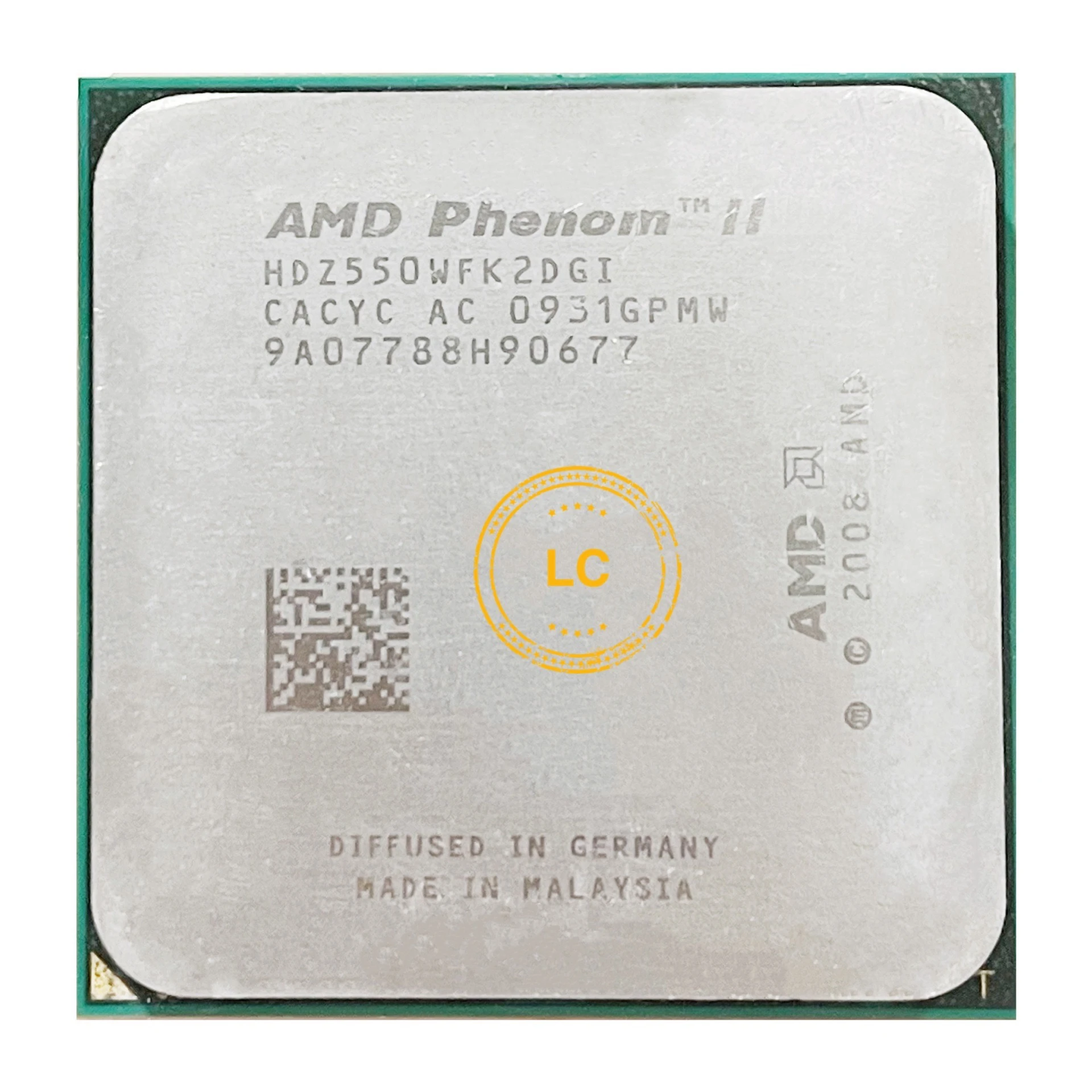 AMD Phenom II X2 550 3.1 GHz Dual-Core CPU Processor HDZ550WFK2DGI/HDX550WFK2DGM Socket AM3 cpu for gaming pc