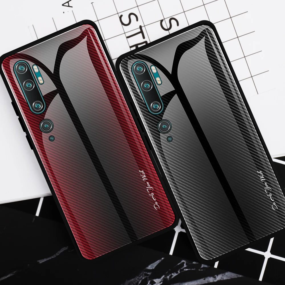 Для Xiaomi Mi CC9 Pro Чехол из закаленного стекла с градиентом для Note 10 |