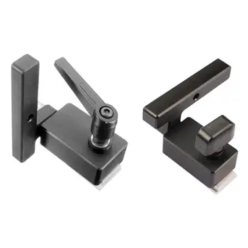 

T-groove T-type Track Limiter Miter Track Stop ABS Steel DIY Durable and Easy to Use for T-slot T-track Wood Working Tool