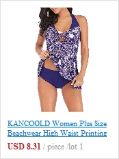 KANCOOLD 2019 Women Causal Swimsuit Sexy One-Piece High Waist Striped Bathing Suit For Women Swimsuit Beachwear Bathing Suit 12