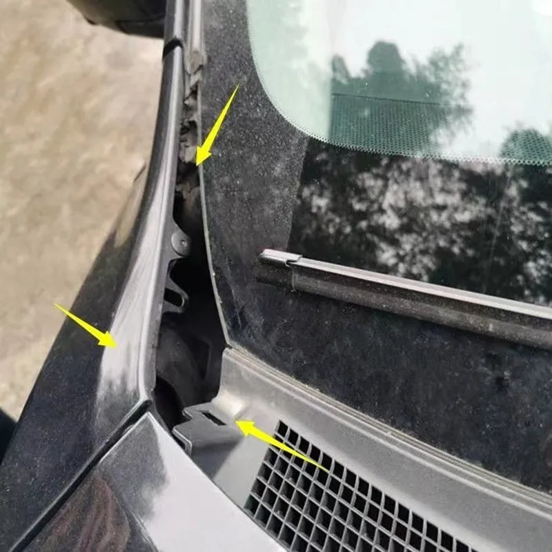 Car Front Windshield Wiper Side Trim Cover Hinge Cover For Nissan X-Trail T32 2014 2015