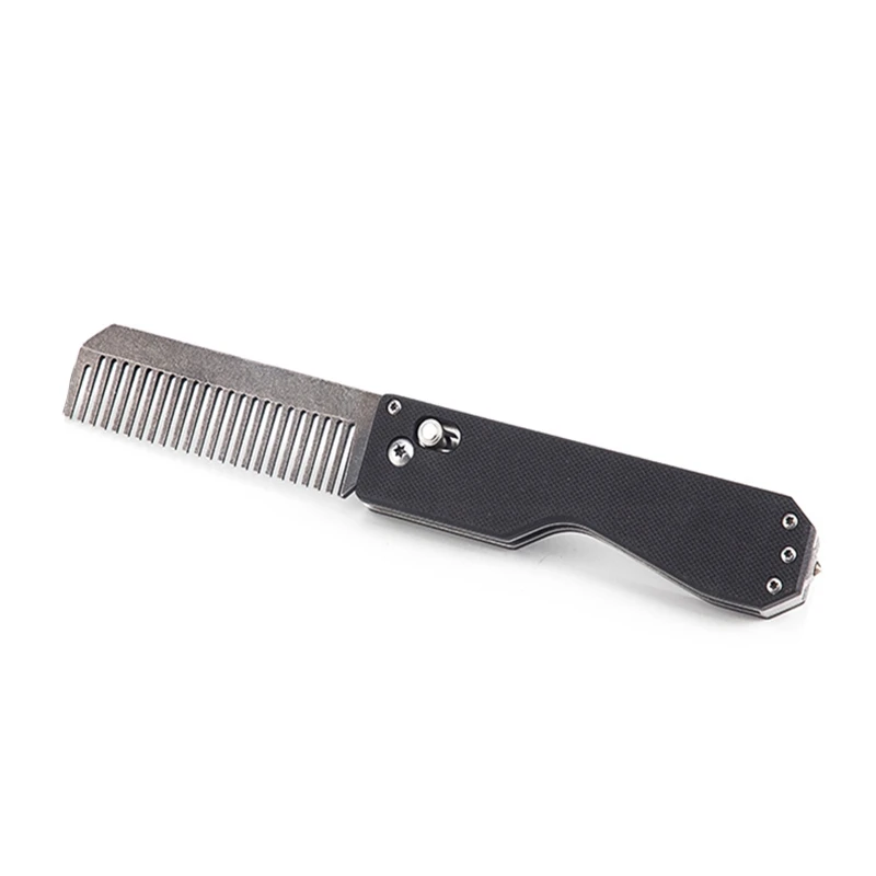 

Foldable Comb Tungsten Steel Defense Self-Defense Women Security Multifunction Tool Edc Equipment Comb Survival Camping Tools