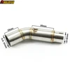 For Suzuki GSR750 2011-2020 Motorcycle Exhaust Silencer Muffler Escape Demper Middle Link Pipe Connector Pipe Connect for GSR750