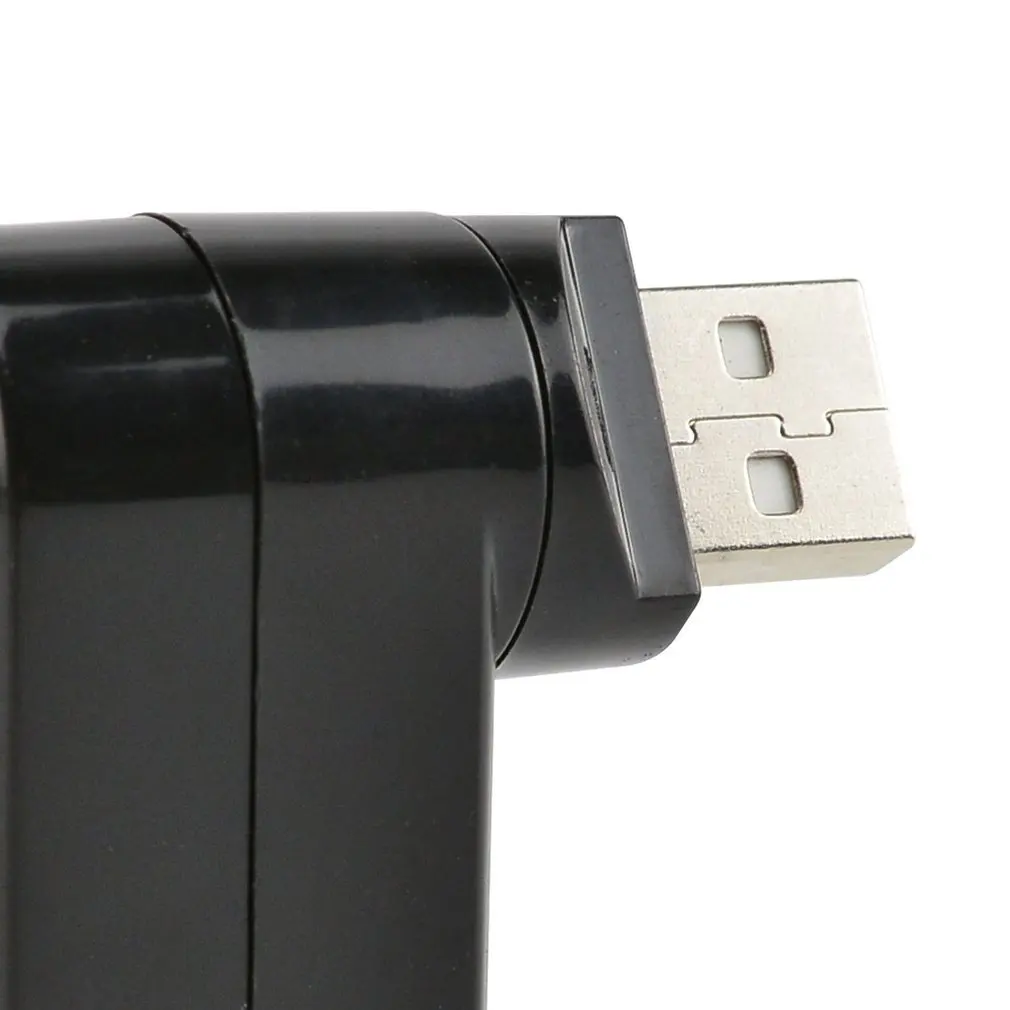 Мини 3 порта USB 3,0 вращающийся сплиттер адаптер концентратор для ПК ноутбук Mac