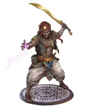 

1/24 75mm 1/18 100mm Resin Model Kits Arab Warrior Figure Unpainted No Color RW-030