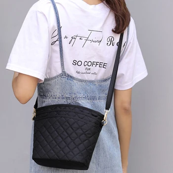 

Women Leather Handbags Black Bucket Shoulder Bags Ladies Crossbody Bags Capacity Ladies Bolsas Feminina