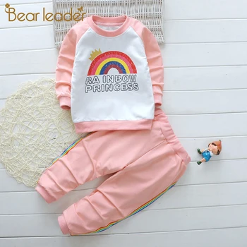 

Bear Leader Autumn Kid Boy Girl Clothing New Casual Tracksuit Long Sleeve Letter Sets Infant Clothes Baby Pants 2 3 4 5 6 Years