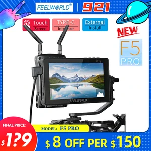 FEELWORLD F5 Pro 4K Monitor 5.5 Inch DSLR Camera Field Monitor Touch Screen IPS FHD 1920x1080 HDMI Video TYPE C