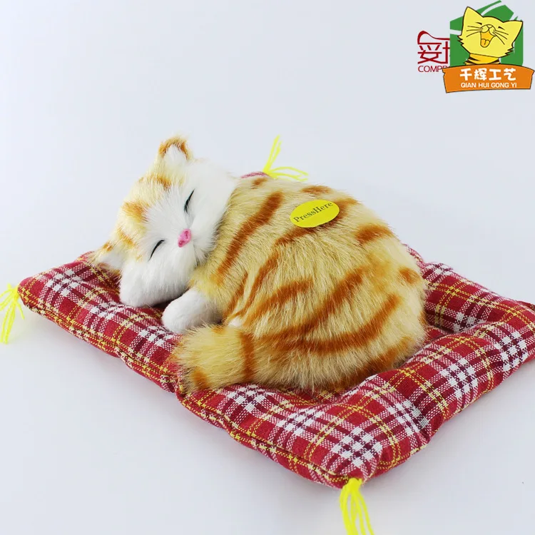 

Simulation Cat Decoration Will Call Cat Pet Birthday Gift Decoration Cartoon Cat Garfield