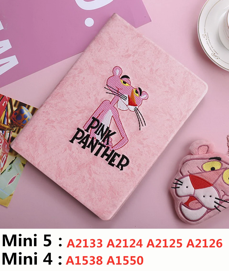 3D с вышитыми героями мультфильмов чехол для нового ipad 9.7inch '3/2/1'mini123/45/для ipad 234 Pro9.7 Искусственная кожа умного сна