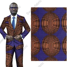 Хлопок ткани африканская Датская восковая ткань Высококачественная Анкара печать Гана голландская настоящий текстиль для DIY вечерние платья 6 ярдов