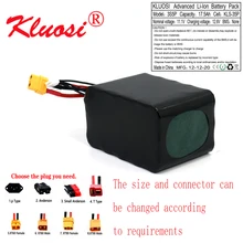  KLUOSI 3S5P 12V 17.5Ah 18Ah 12.6V High Capacity UAV Rechargeable Li-ion Battery for Various RC Airplane Quadrotor XH2.54-4P XT60 