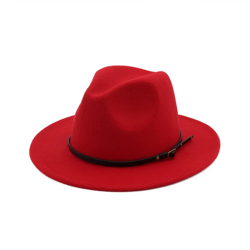 Шляпы для женщин, пляжная шляпа, соломенная джазовая шляпа, осенняя и зимняя британская ретро шляпа, Женская шерстяная шляпа